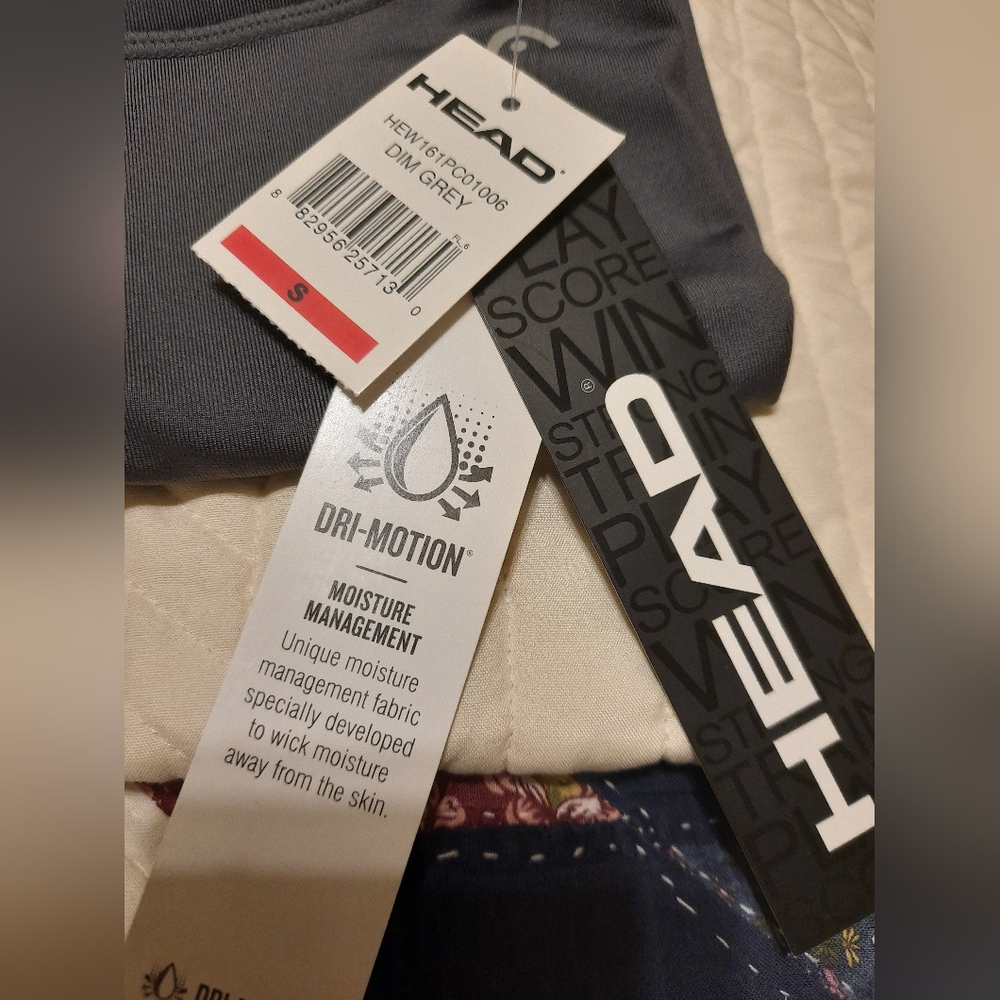 NWT HEAD capri leggings small. gray(B1-17) - Picture 6 of 6